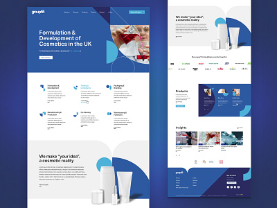 Corporate Brochure Website blue brochure design web site website