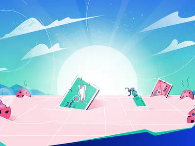 Attention Exchange - No more cookies | Wonderbloom 2d animation 2d character animation app banking branding cookies dog eath explainer video gradient graphic design illustration mobile motion animation motion design motion graphics planet puppy web