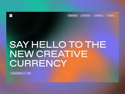 Exploration II animation colors gradient homepage interaction landing shapes texture ui web website