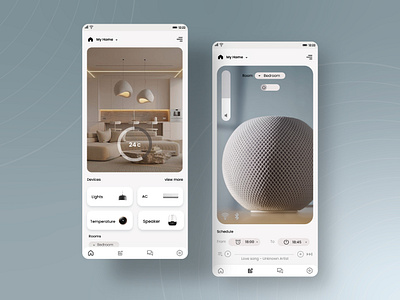 Smart Home Mobile App | UI Design app design design iot iran smart device smart home ui ui design user experience user interface ux ux design web design