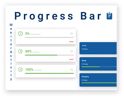 #DailyUI, Day-086:- Progress Bar branding colors concept dailyui dailyuichallenge day design progressbar typography ui vector
