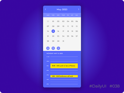 Daily UI 038