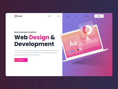 Web Design Studio design figma illustration ui ux web webdesign