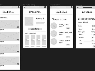 Sports Arena Booking app design graphic design typography ui ux