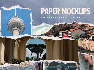 Torn Paper Cliparts & Mockups