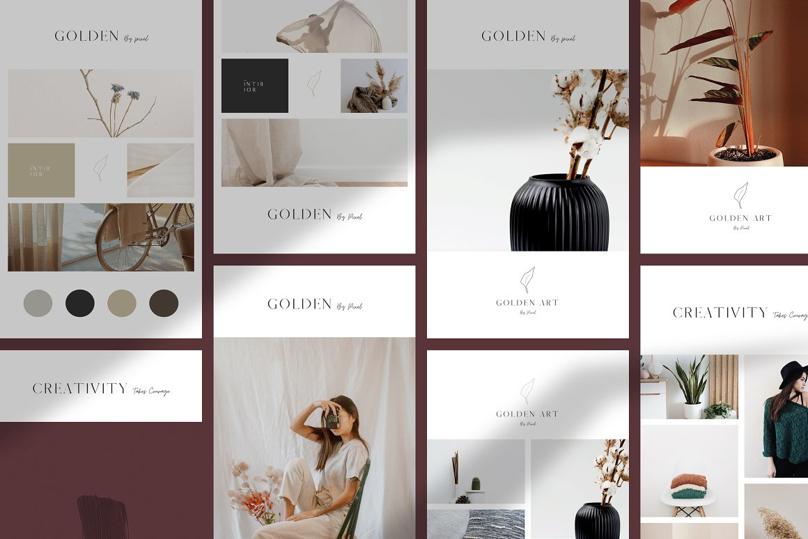 Brand & Mood-Board Presentation #4 by muhammadari on Dribbble