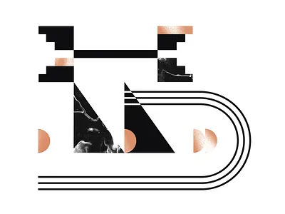 Composition 01 collage design geometry layout logo pattern texture type