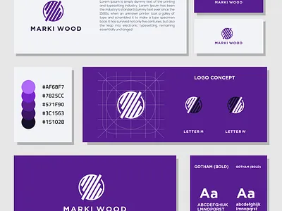 MW Monogram branding design graphic design icon illustration logo vector