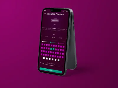 Movie ticket booking app design mobile mobile app movies ticket booking ui user interface visual design