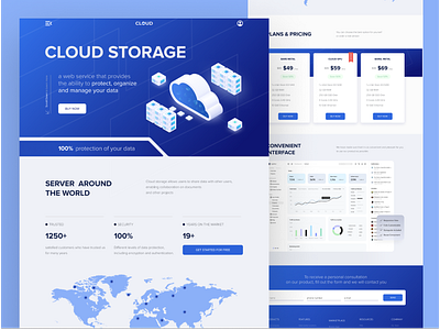 Cloud storage design graphic design ui uiux ux