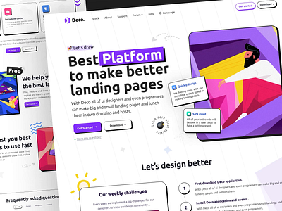 AI animation landing page ai animation dribbble frontend illustration interactiondesign landingpage landingpageanimation motion graphics uiux userinterface