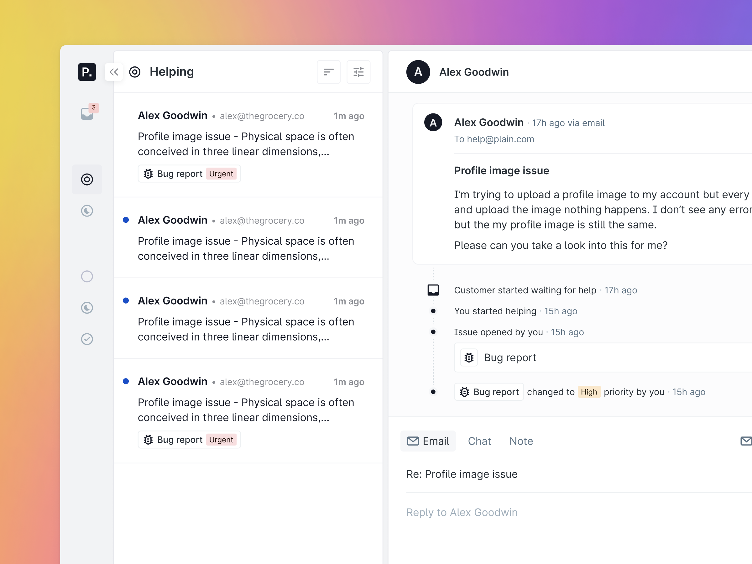 Introducing: Magiqueue™️ animation b2b customer service customer support dashboard framer framer motion help magic motion plain product design queue saas screenstudio sidebar startup support ticket transition