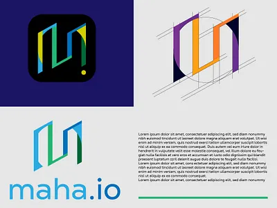 maha.io creative logo design abstract advertising agency art artist artwork blue branding color creative dark dashboard data design digital draw graphic design illustration illustrator logo