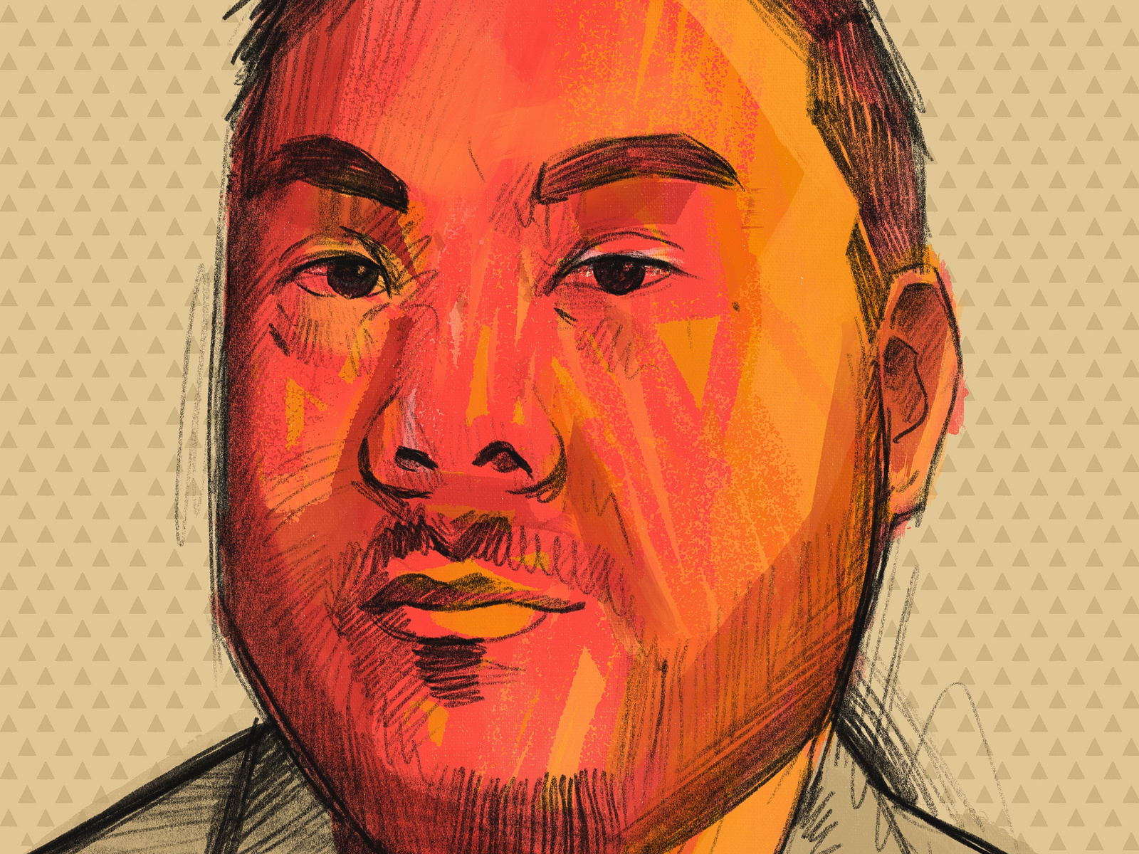 David Chang by Arunas Kacinskas on Dribbble