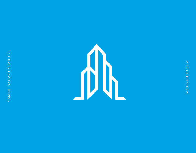 SAMIM BANAGOSTAR Co. brand identity dark identity design engineering identity identity design logo logo design minimal logo modern logo