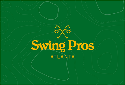 Swing Pros Branding branding design golf golf logo graphic design logo logos type typography vector