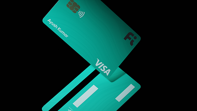 Fi Debit Card-Recreation 3d animation backdrop branding design graphic design illustration logo ui