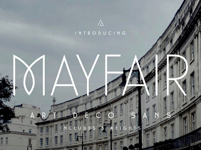 Mayfair - Art Deco Font 1920s 20s art deco art deco font deco font download font