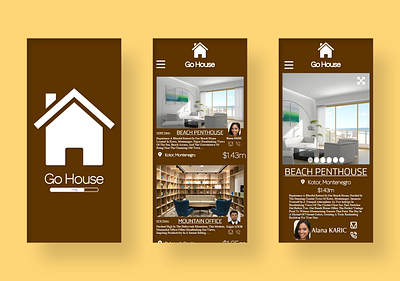 Housing App Design Prototype app design graphic design logo ui ux