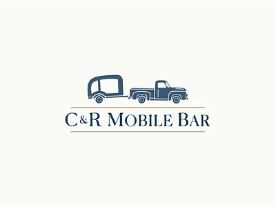 C&R Mobile Bar Branding branding graphic design logo typography vector