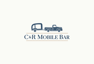 C&R Mobile Bar Branding branding graphic design logo typography vector