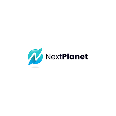 Next Planet - Software Brand Logo 3d abstract app branding creative design graphic design identity illustration logo logo design minimal minimalist modern planet logo software template ui vector