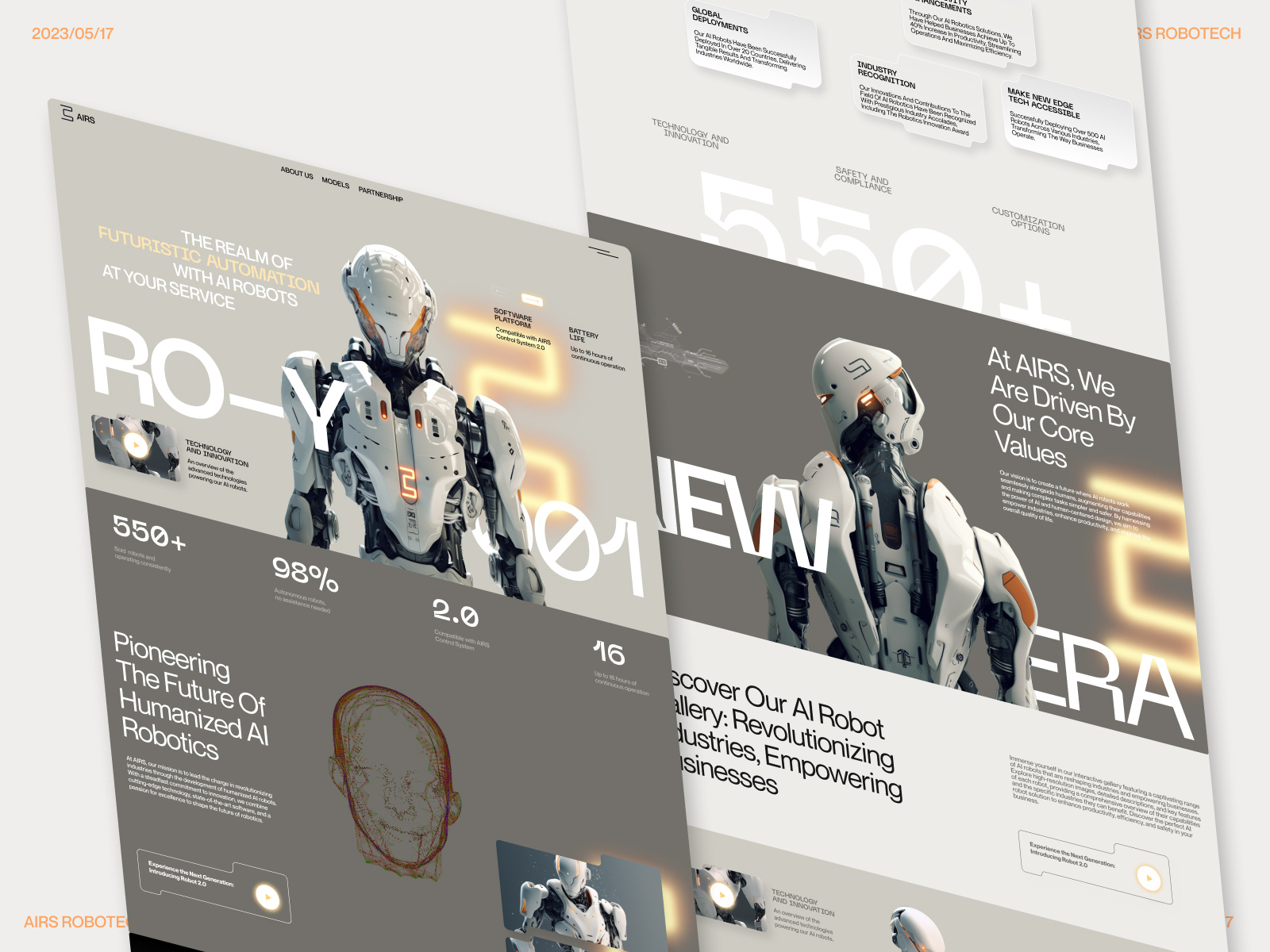 UI&UX concept website design for AI Company 3d animation app branding creative design design development figma graphic design hero section landing page minimal minimalistic motion graphics typography ui ui design web webdesign website