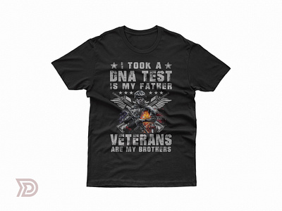 I Took A DNA Test God Is My Father Veterans Are My Brothers americanflag birthdaygift design father fatherday illustration logo shirt son tshirt tshirtdesign tshirtgift tshirtlover tshirtlovers tshirts veteran veterans veteransday vintage vintage tshier