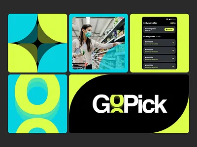 GoPick Branding branding design ui ux