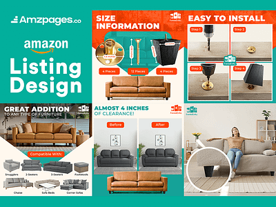 Amazon Listing Design 3d amazon ebc design amazon listing amazon listing design branding design ebc a graphic design illustration logo social media typography ui ux vector