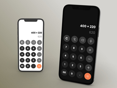 Calculator - DailyUI004 calculator challenge dailyui day004 design mobileapp mobileappdesign ui uidesign