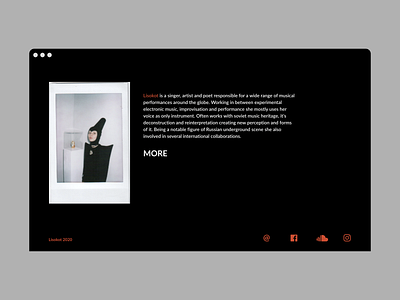 Lisokot artist portfolio website artist layout portfolio responive web web design website