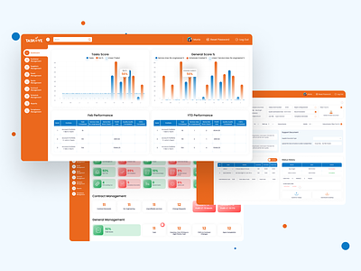 Taskye Dashboard UIUX Design admin panel uiux design landing page task task admin panel task dashboard taskey ui uiux uiux design ux website uiux