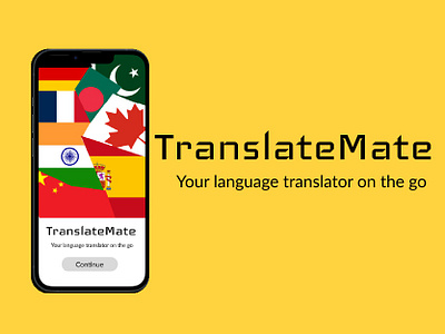 TranslateMate - Language Translator app app design translator ui