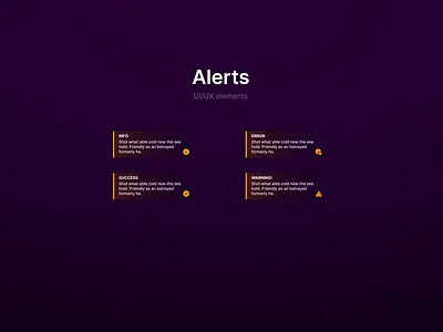 Notification Alert - UI/UX elements design figma graphic design gta roleplay ui ux
