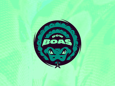 Bow Boas design esports football illustration illustrator logo mascot snake sports