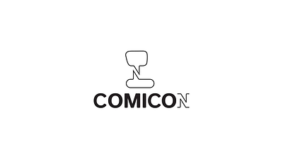 Comicon logo animation 2d 2d animation 3d after effect animation branding custom logo animation design graphic design intro logo logo animation logo design motion graphics youtube intro youtube outro