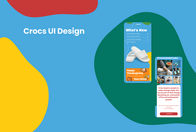 Crocs UI Design animation app appdesign design illustration product design protopie prototype ui