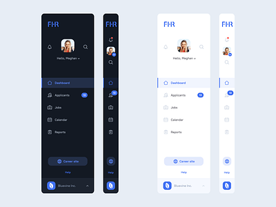 Navigation sidebars app ats candidate candidates clean collapsed dark mode design hr light mode navigation recruitment saas sidebar ui ui design ux ux design web