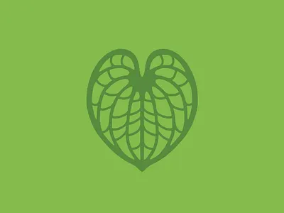 Leafy leaf art botanical botany brand branding clean design graphic design heart illustration leaf leaves logo minimal vector