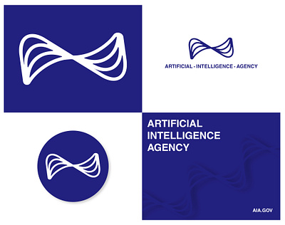 Artificial Intelligence Agency: Logo Design System agency artificial branding concept eric sanchez intelligence logo design minimalist