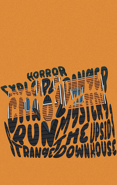 Upside Down House - Westfield Shepherds Bush (typography design) app design graphic design illustration typography