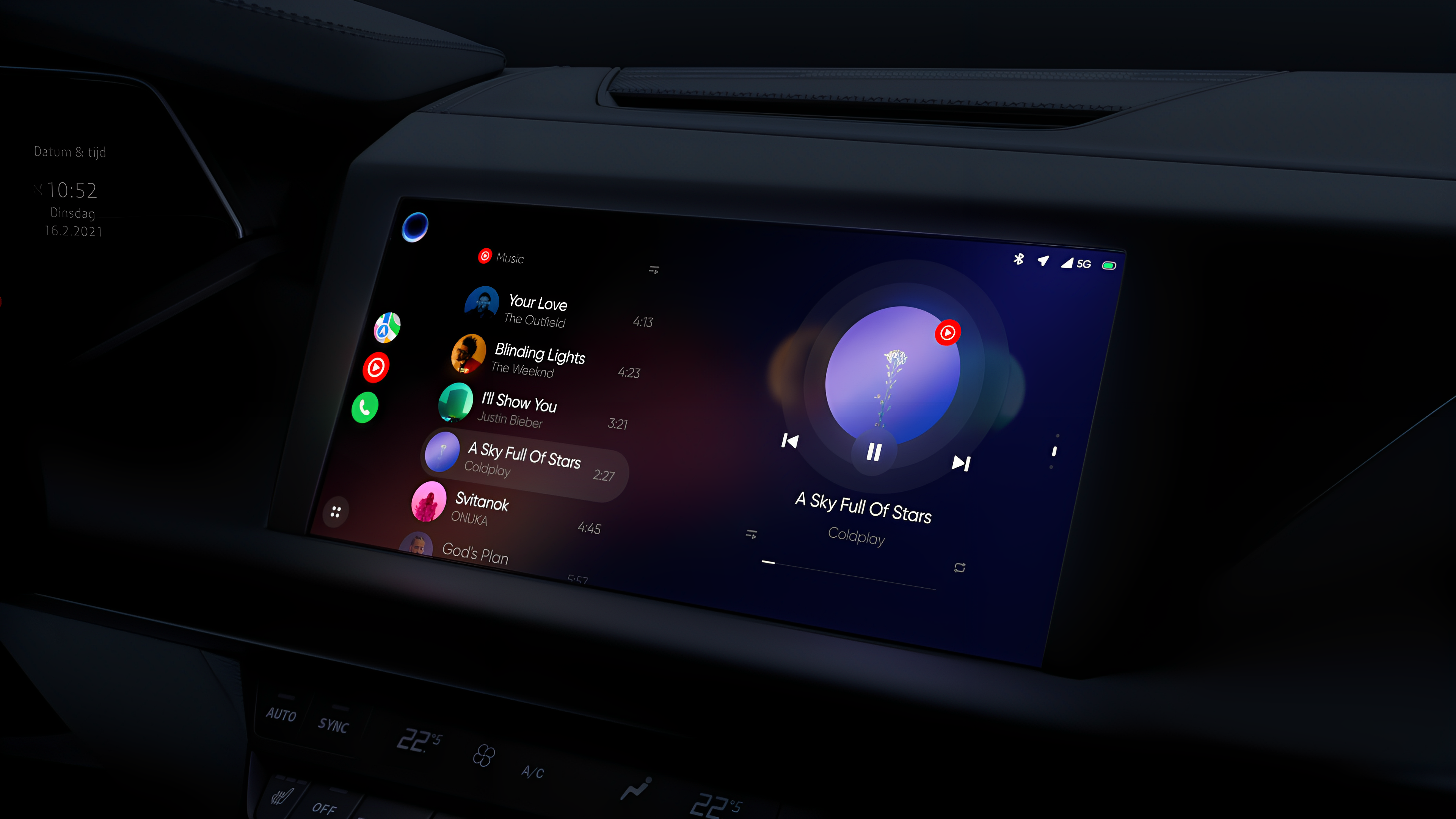 Auto HMI 3d agency animation app app design auto automotive branding car carplay computer design hmi mobile motion graphics product design ui ui design ux