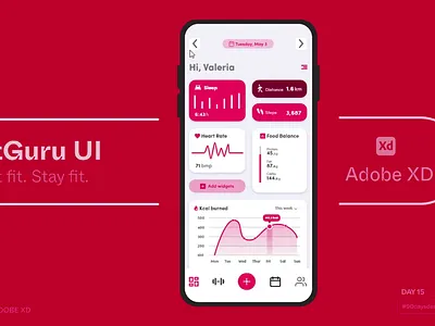 fitGuru Workout Flow adobe xd creative process. creativeprocess design designchallenge designinspiration designportfolio designuploads figma fitnessapp fitnesstracking healthandwellness mobileappdesign ui uiuxdesign userexperience