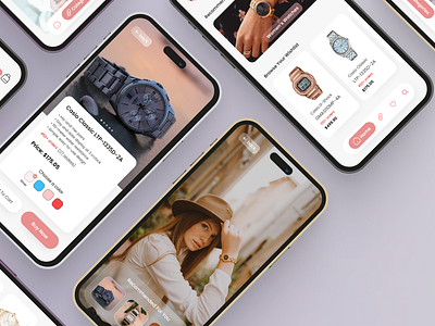Online Watch Marketplace App 2023 app clean ui cleaninterface design interface marketplace modern moderninterface simple clean interface ui uidesign uidesign2023 usable watch