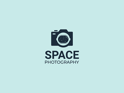 SPACE PHOTOGRAPHY LOGO DESIGN 3d animation app branding creative design flat graphic design icon illustration logo logodesign logodesigner logos logotype minimal motion graphics photography spacephotography ui