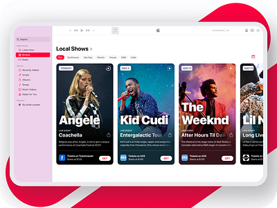Concept | Apple Music apple apple concept apple music concept desktop macos music os product design ui ux