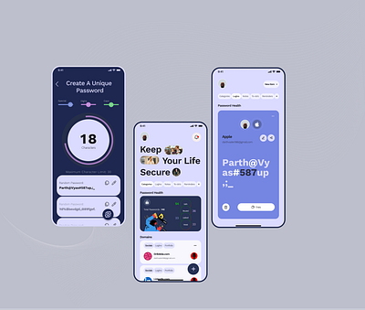 Keys Cafe 🗝 app create design figma fintech mobile password ui ux