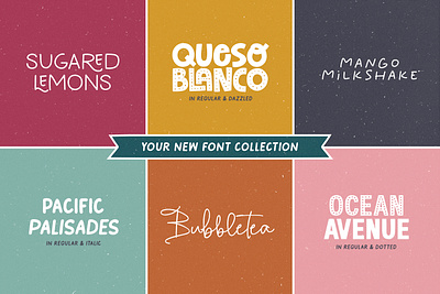 The Handmade Creativity Collection cute font font collection font family handmade font logo font