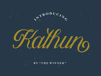 Kathun Font handwritten